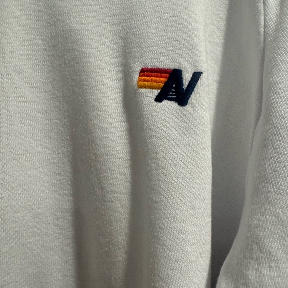 COPY - *READ DESCRIPTION* Aviator Nation Rainbow Stitch Sleeve White S - Picture 8 of 8